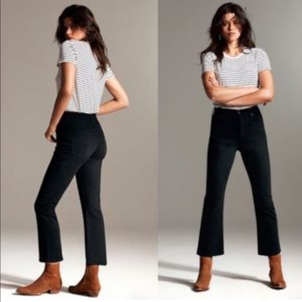 High Rise Crop Flare (The Bailey) by Denim Forum
